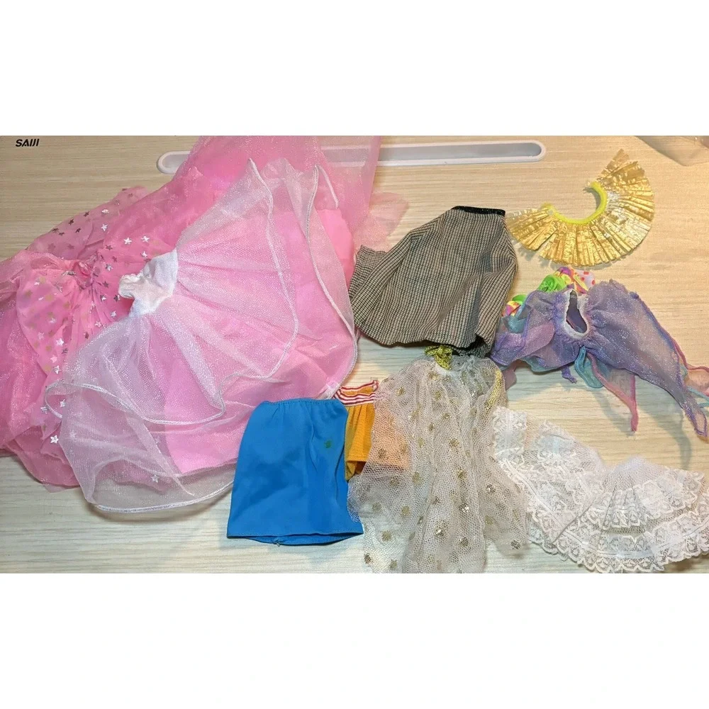 Vintage 80s Barbie lot Including Clothes, Accessories And A Case